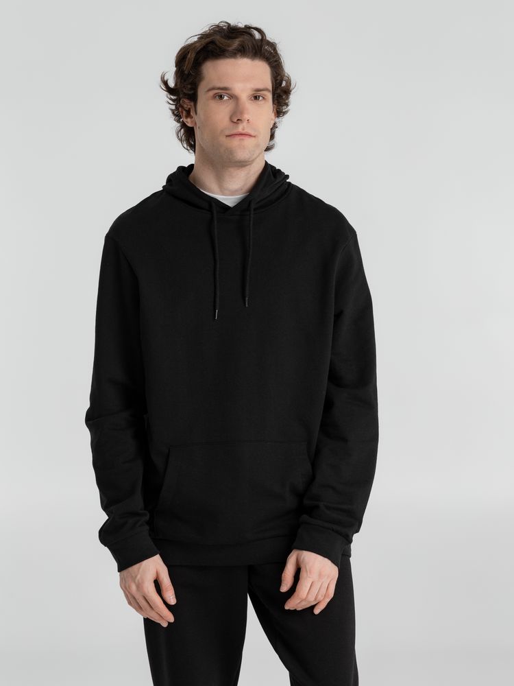 Толстовка с капюшоном унисекс Hoodie, черная-6