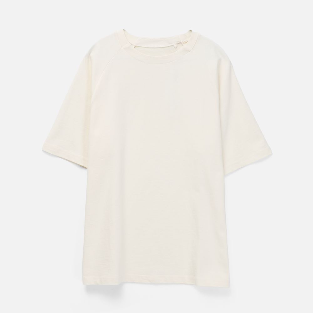 Футболка оверсайз унисекс Avenu, молочно-белая-1