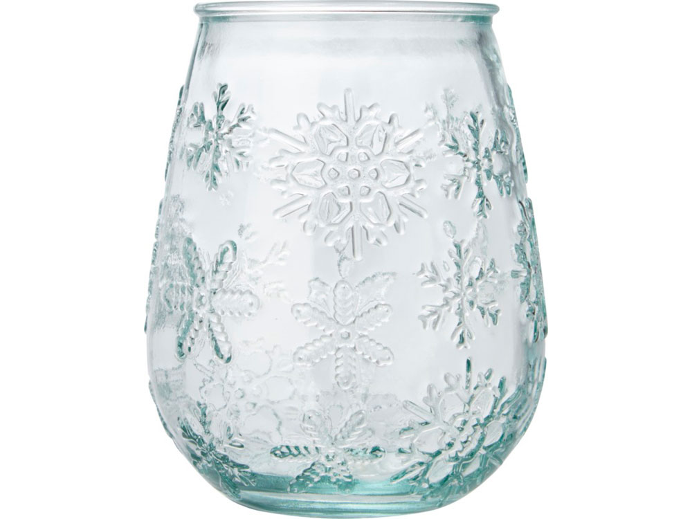 Подставка для чайной свечи Faro из переработанного стекла, прозрачный-1