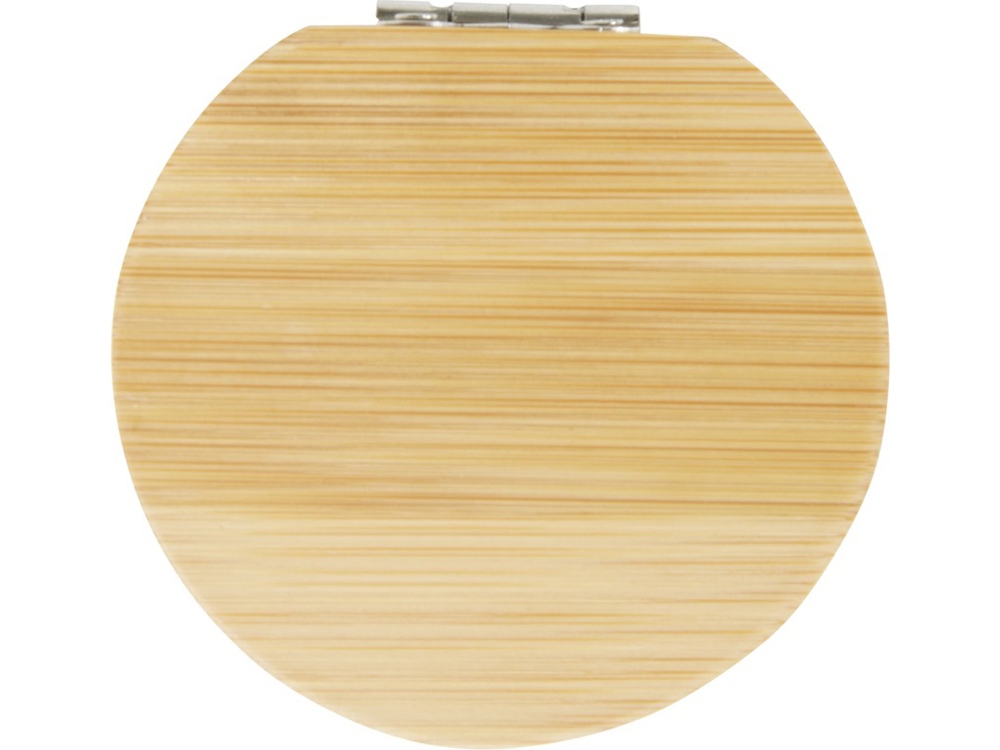 Карманное зеркало в бамбуковой раме Afrodit, natural-1