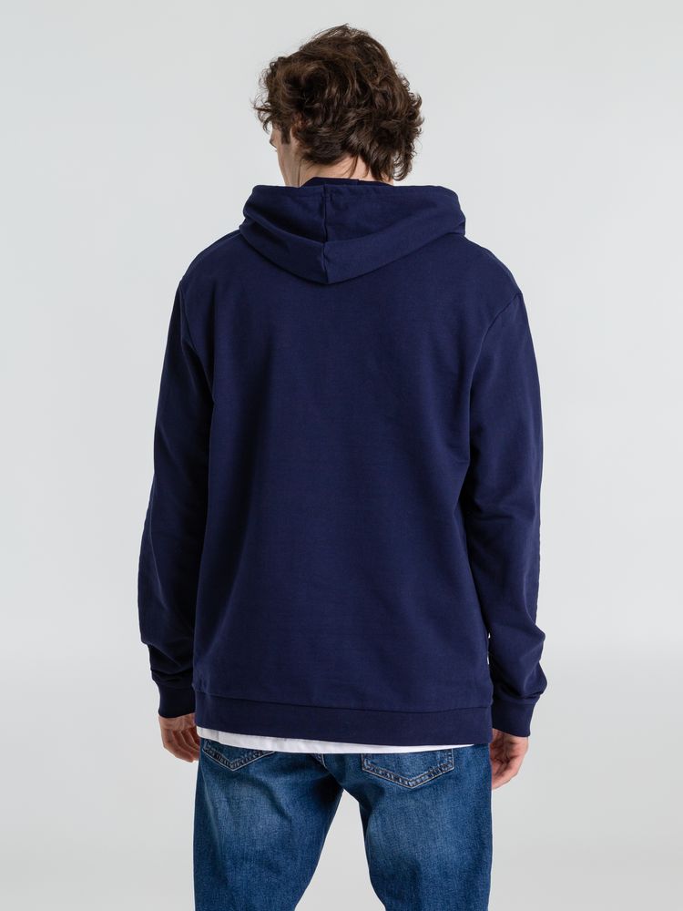 Толстовка с капюшоном унисекс Hoodie, темно-синяя-6