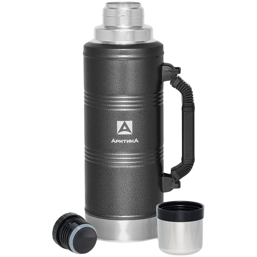 Термос с ручкой «Арктика 2200», черный-1