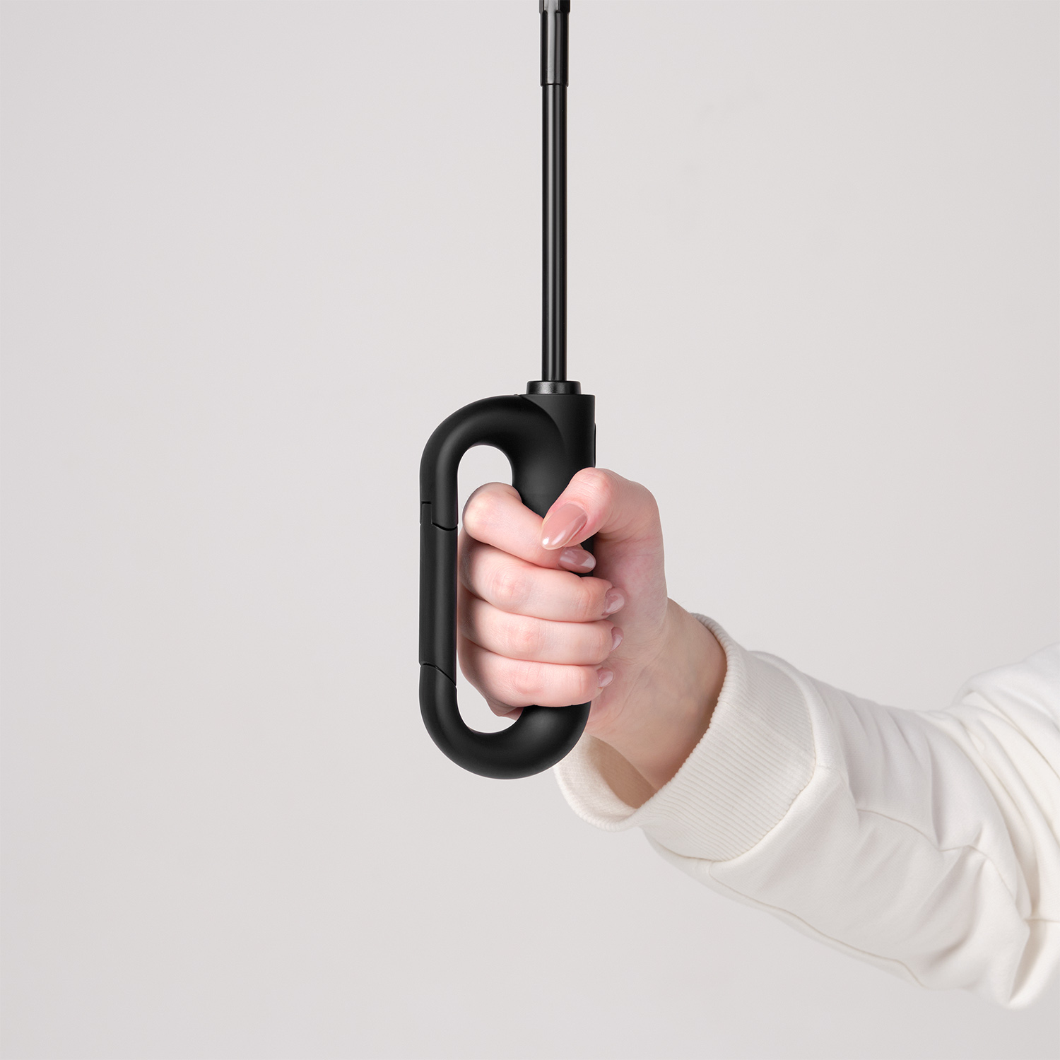 Зонт складной Azimut, черный-7