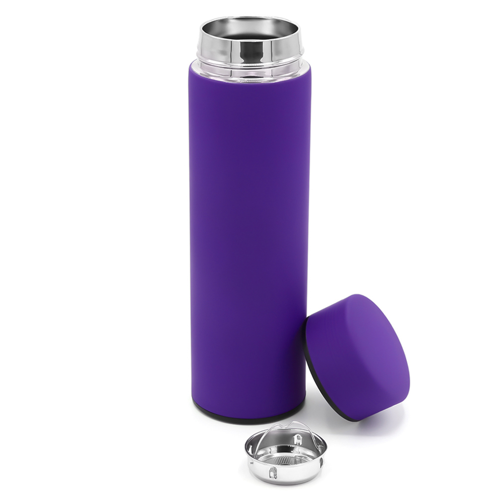 Термос Bronx софт-тач, Фиолетовый-1