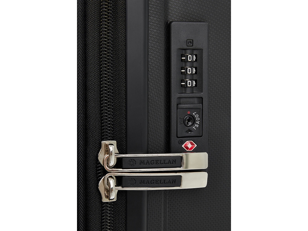 Чемодан 4-х колесный Magellan, SANTIAGO, 76л, черный-5