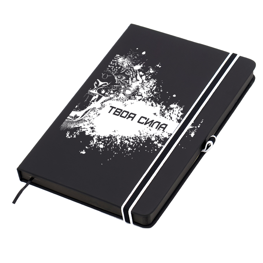 Ежедневник A5 недатированный Sir Lewis в твёрдом переплёте, чёрный-3