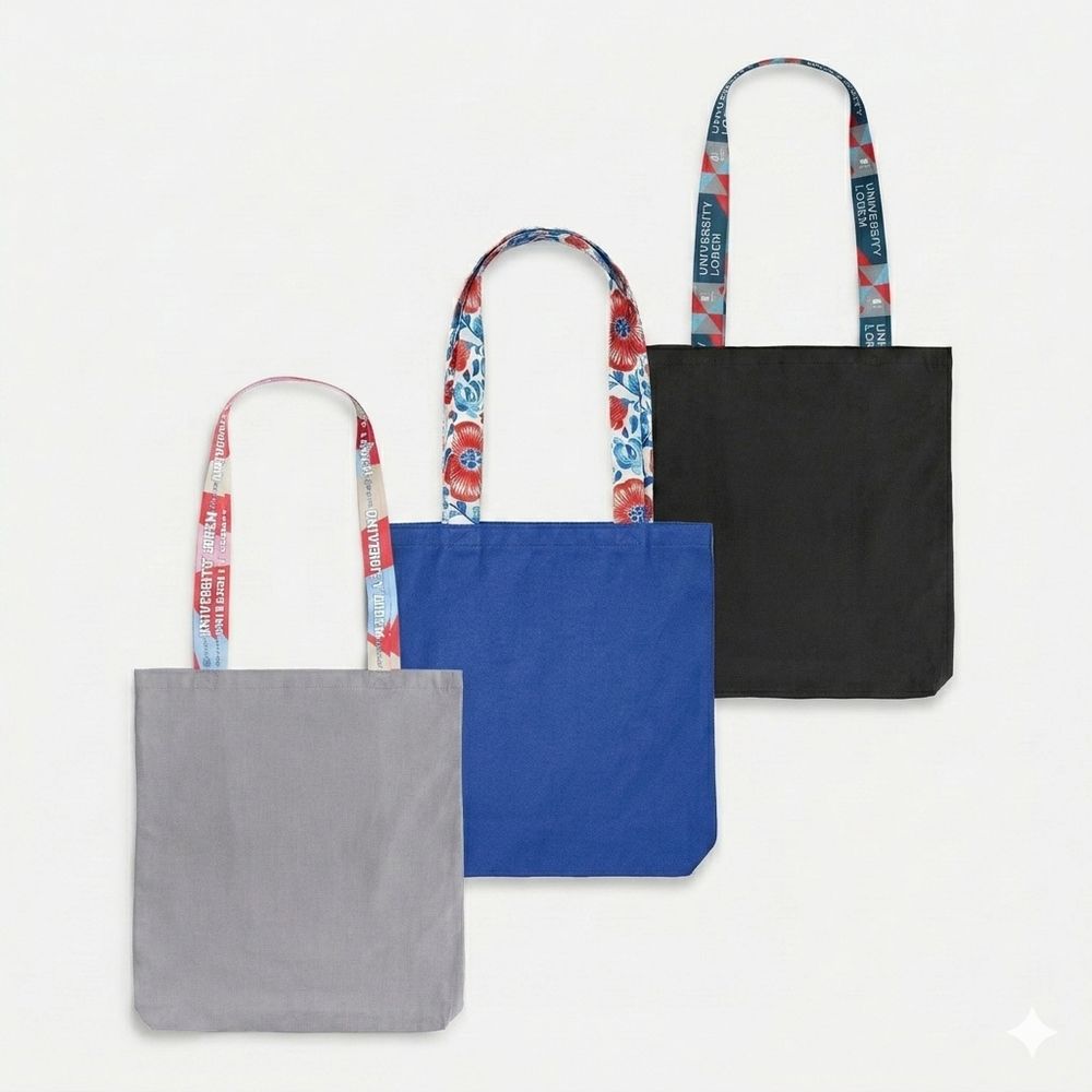 Шопер-конструктор Bolsa с узкими ручками с полноцветной печатью-0