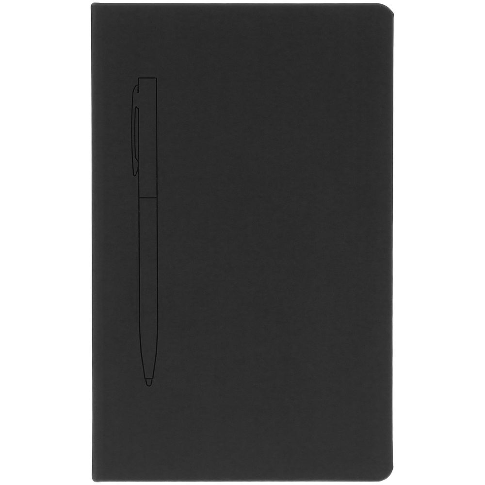 Ежедневник Magnet Shall, недатированный, черный-2