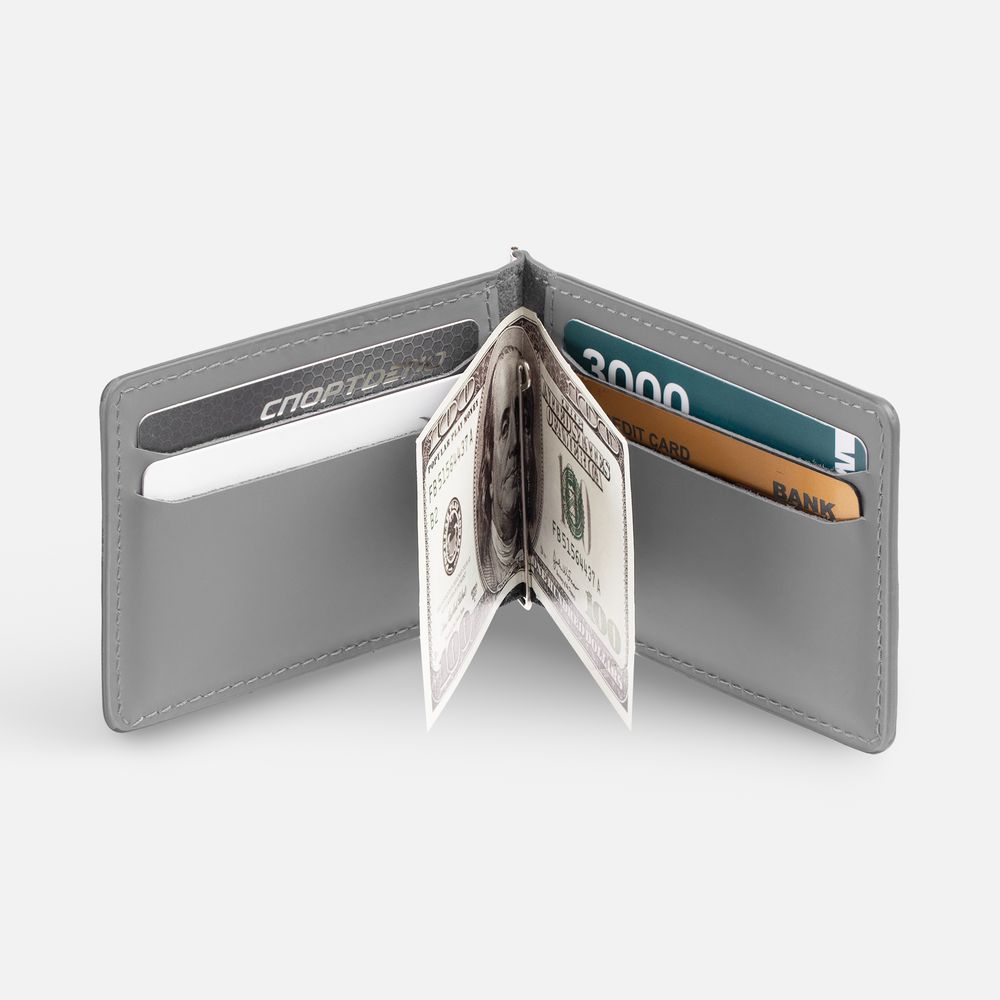 Зажим для купюр Alaska, серый-3