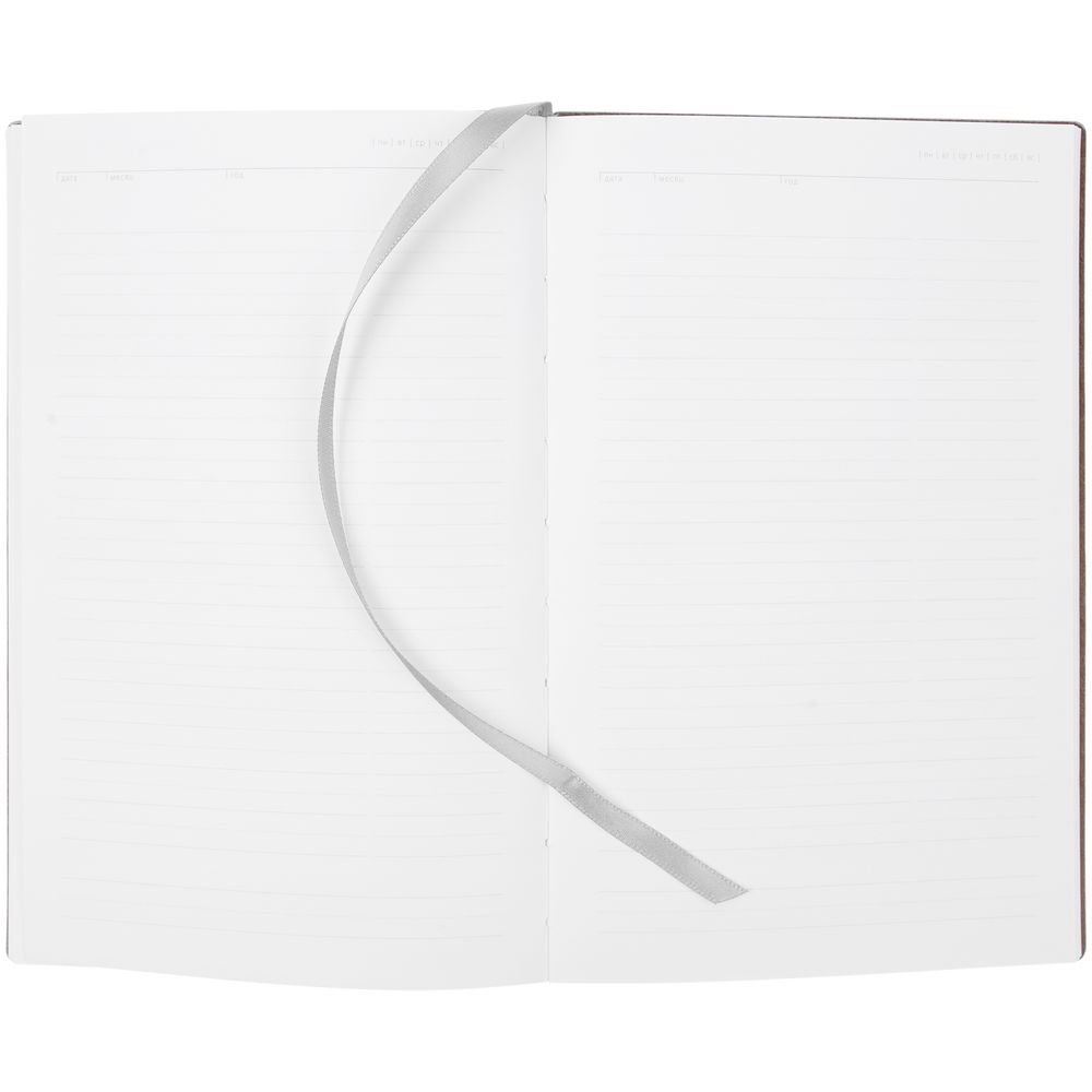 Ежедневник Kroom, недатированный, серый-5