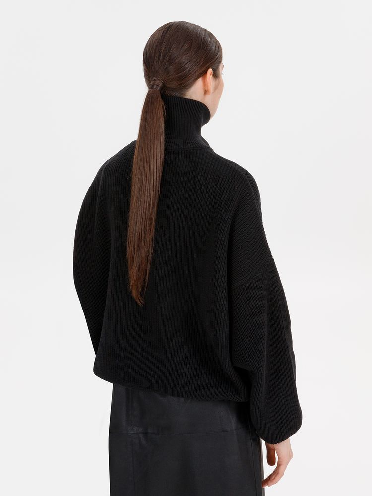 Джемпер Siluetti Birne, черный-6