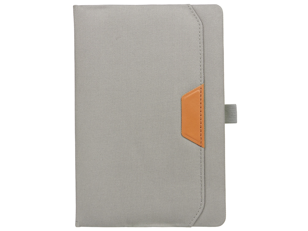 Блокнот А5 из RPET Harvey, 80 листов FSC бумага, серый-3