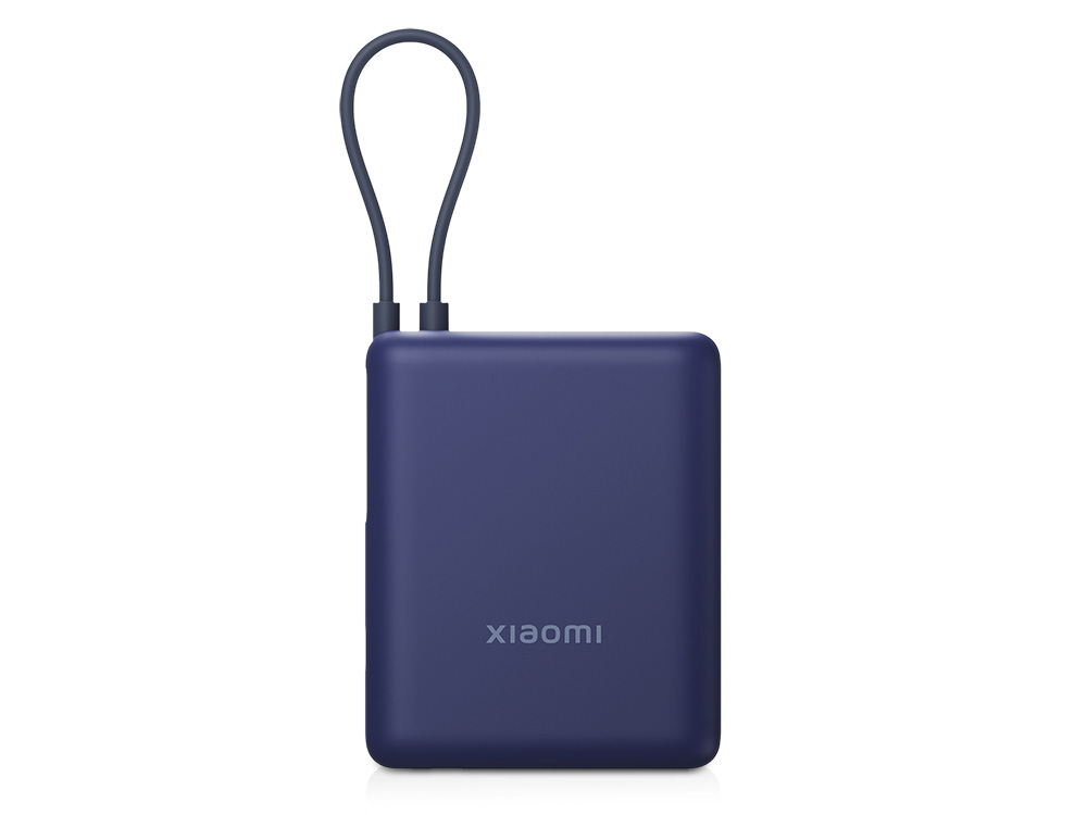 Внешний аккумулятор со встроенным кабелем Xiaomi 33W Power Bank 10000mAh (Integrated Cable) Ice Blue-0