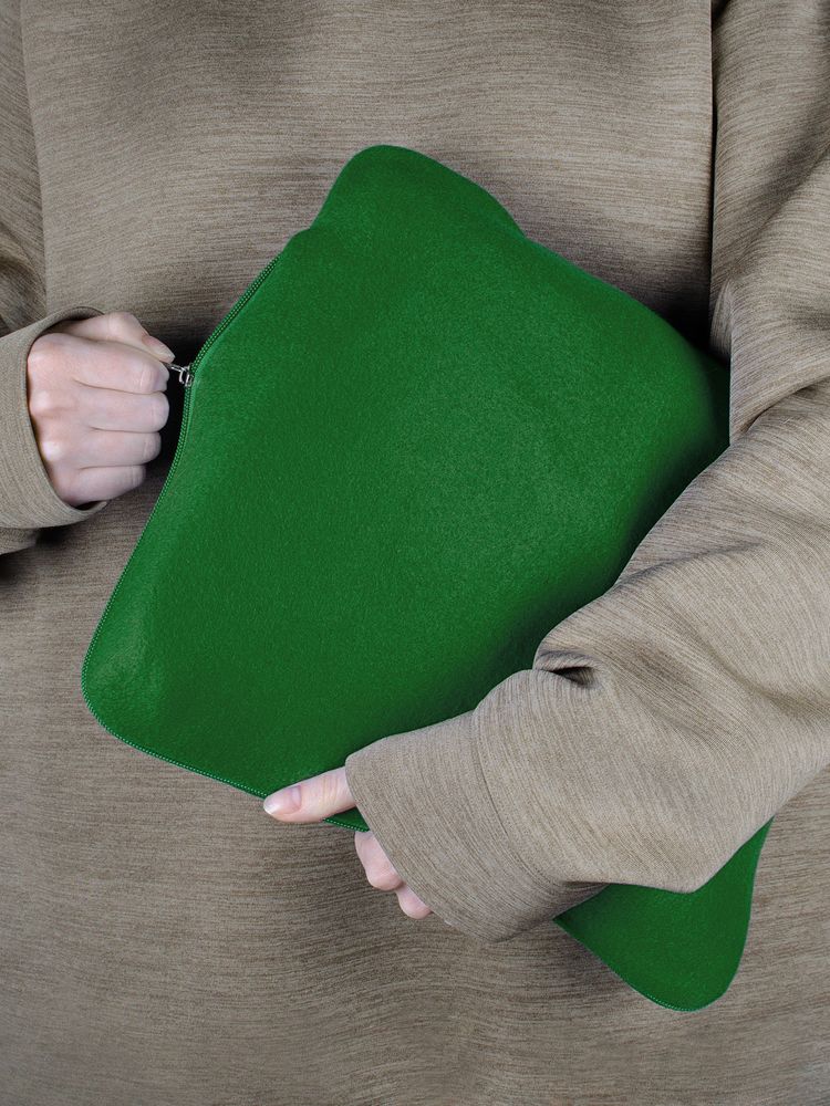 Дорожный плед-подушка Pathway 2, зеленый-4