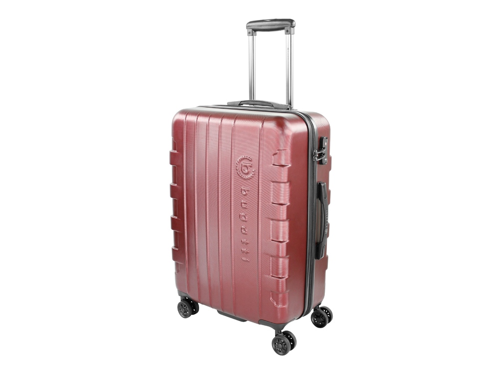 Чемодан BUGATTI ГАЛАТЕЯ | GALATEA, бордовый, поликарбонат / АБС-пластик, 46х27,5х67 см, 65 л-0