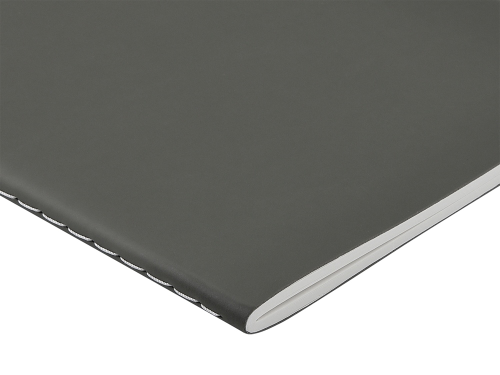 Тетрадь с каменной бумагой А5 Carrara 40 л., линейка, серый-2