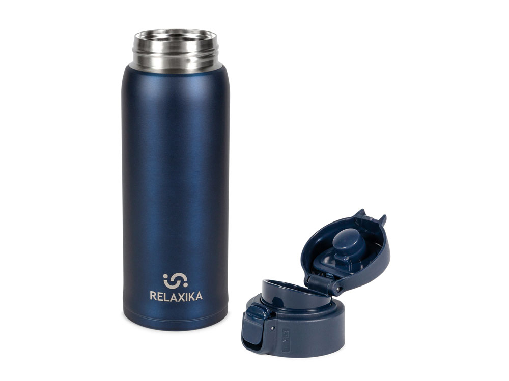 Термокружка Relaxika 701, 480 мл, синий-4