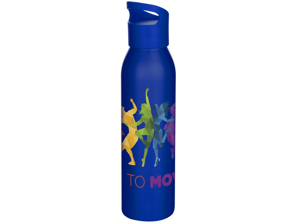 Одностенная бутылка для воды Sky, изготовленная из нержавеющей стали, 650 мл, синий-3