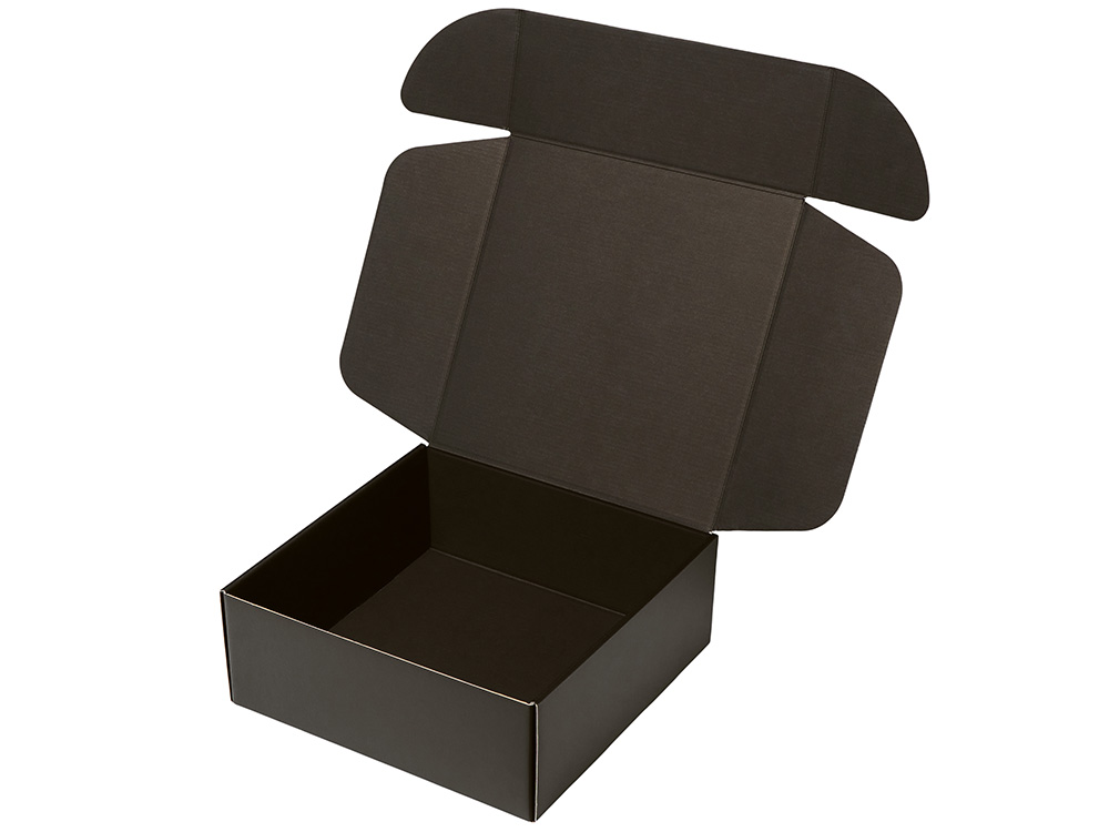 Коробка подарочная Raven, L, черная, вн. размер 260х260х100 мм.-2