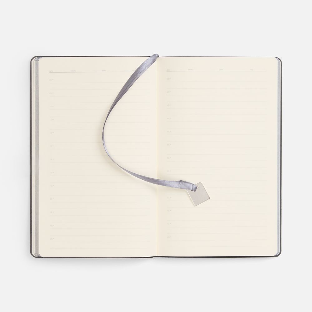 Ежедневник Shall Light, недатированный, серый-3