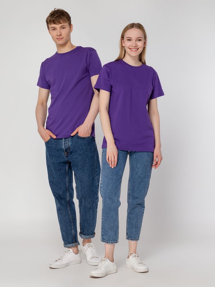 Футболка унисекс T-Bolka 160, фиолетовая-9