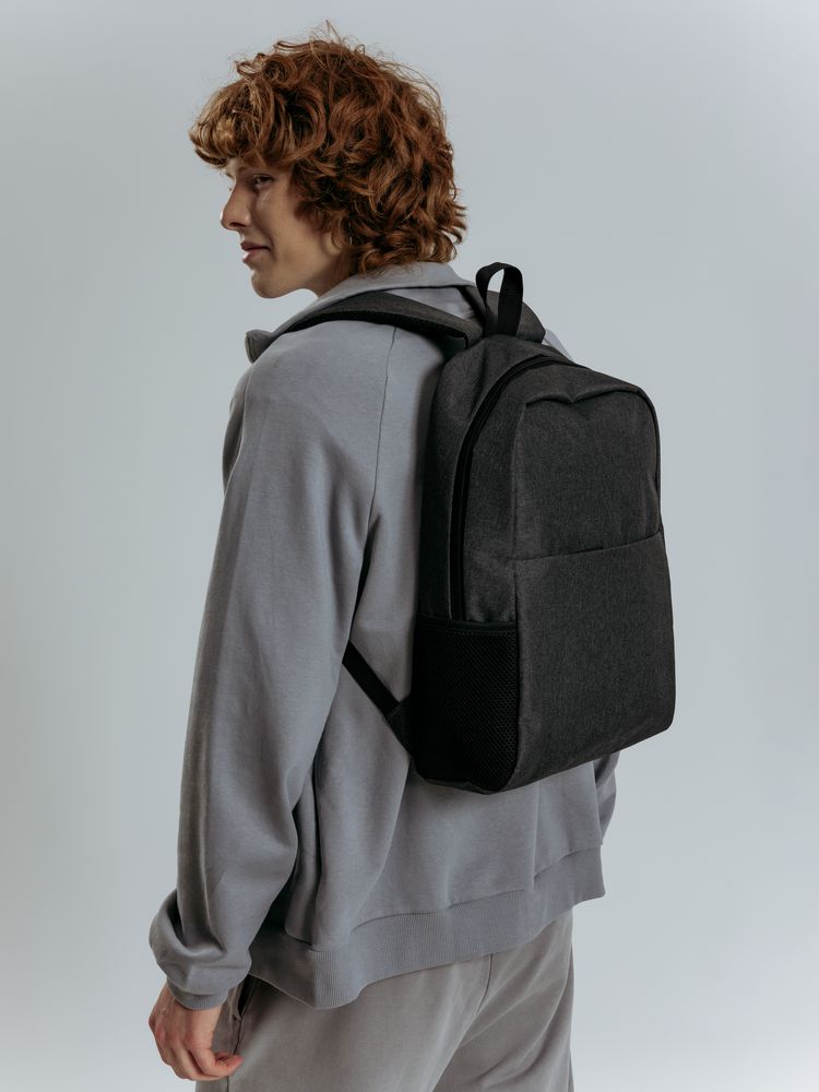 Рюкзак для ноутбука Conttori, черный меланж-6