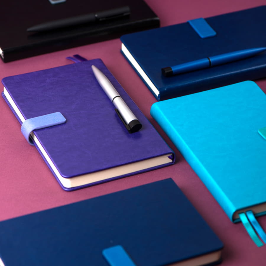 Ежедневник недатированный VERRY, формат А5, темно-синий-4