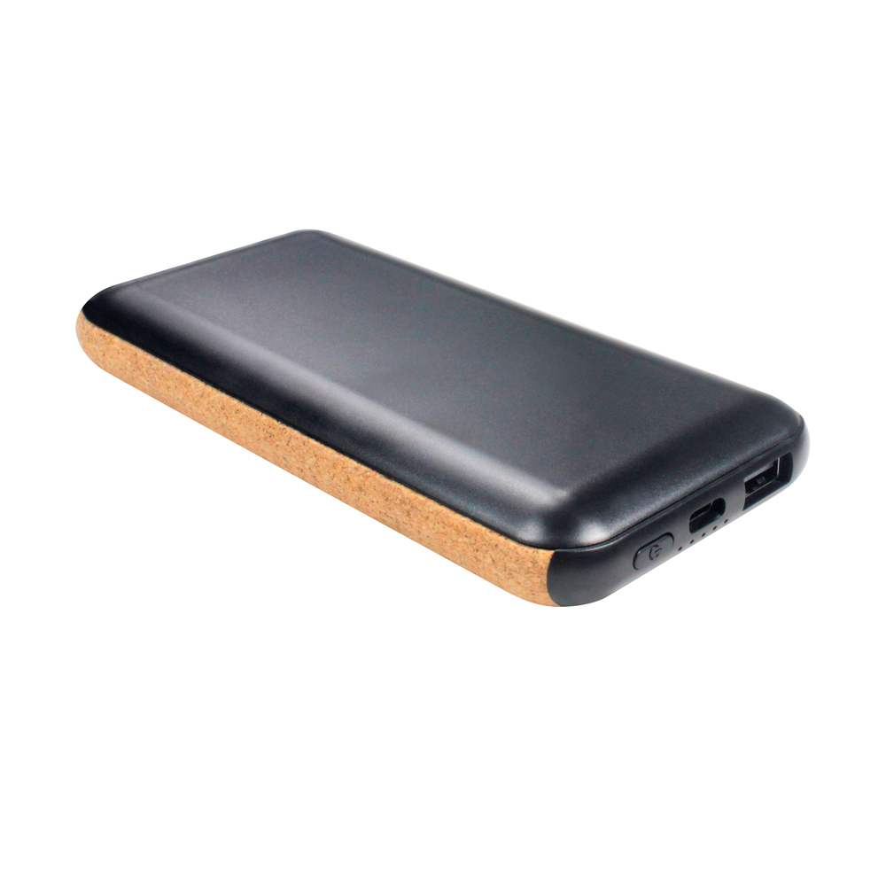 Внешний аккумулятор Suntory с беспроводной зарядкой, Черный-3