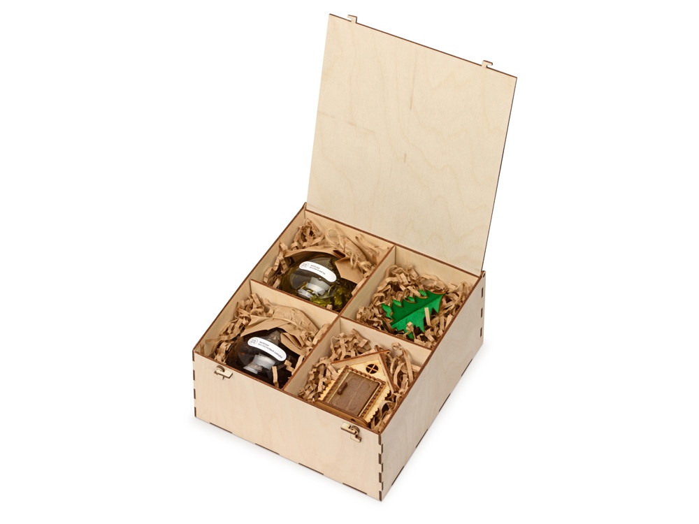 Подарочный набор Decoration Deluxe с двумя видами варенья, натуральный-0