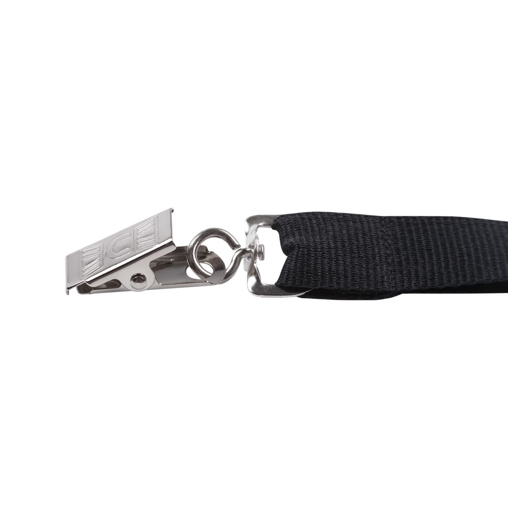 Лента для бейджа Neckband, черная-1