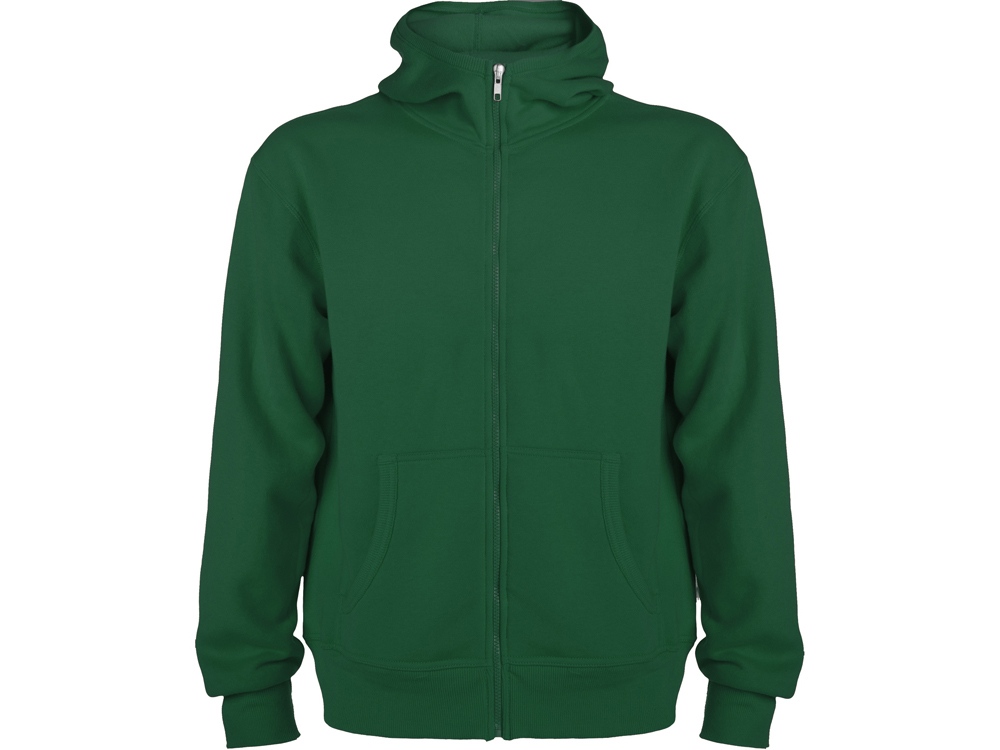 Толстовка на молнии Montblanc унисекс, бутылочный зеленый-0