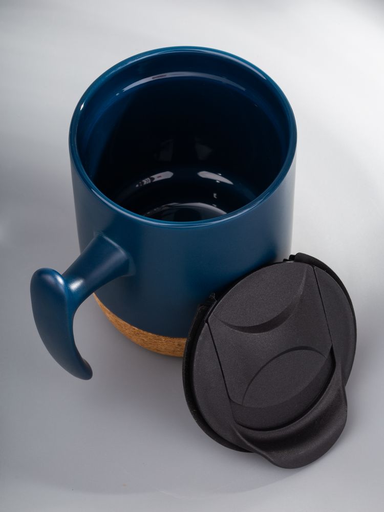 Кружка Corky Grip, синяя-4