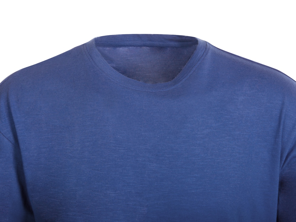 Футболка из джерси с протяжками Portofino унисекс, классический синий-10