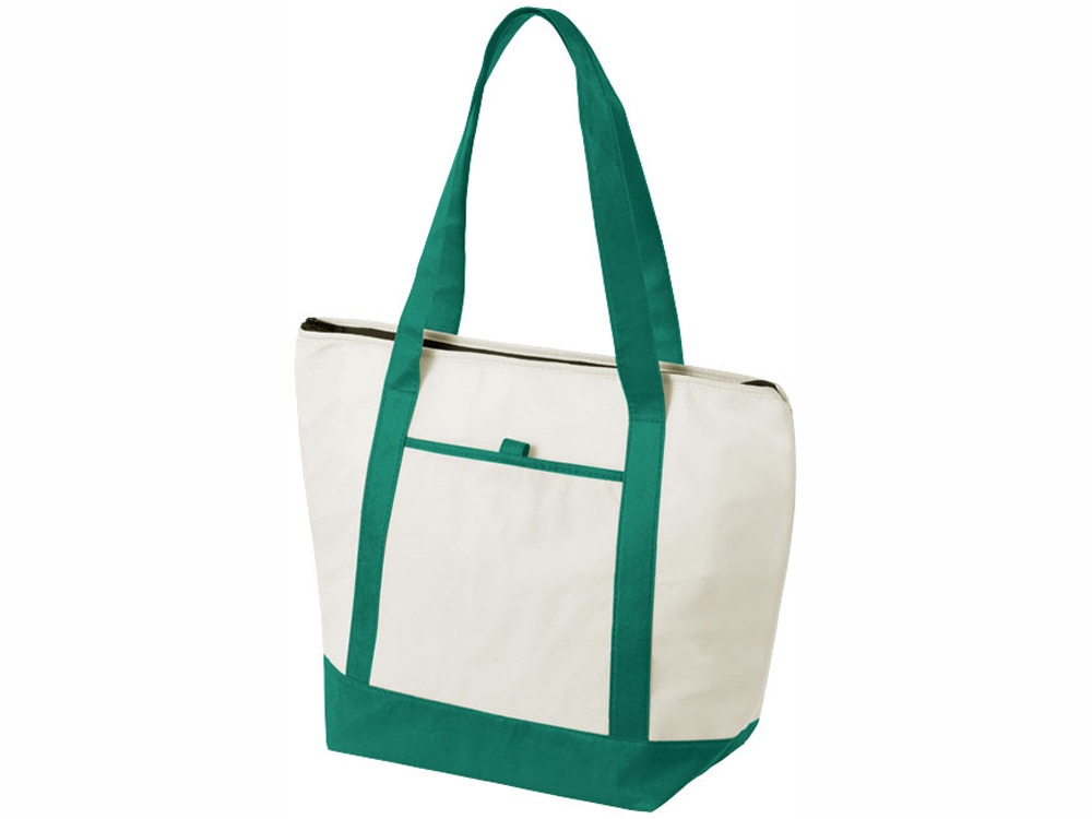 Сумка-холодильник Lighthouse, натуральный/зеленый-1