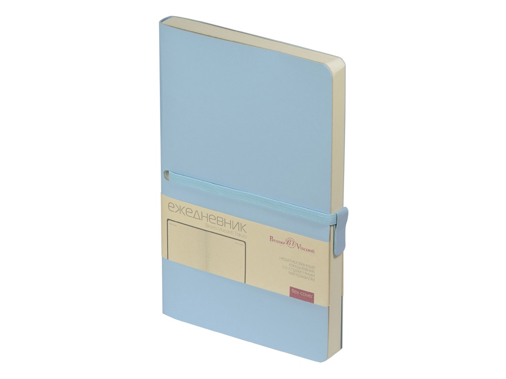 Ежедневник недатированный А5 Tokyo, голубой-0