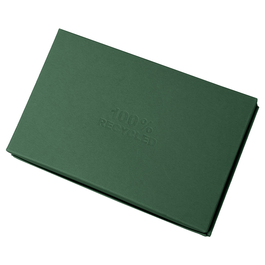 Коробка картонная, "COLOR" 11,5*6*17 см; зеленый, зеленый-3