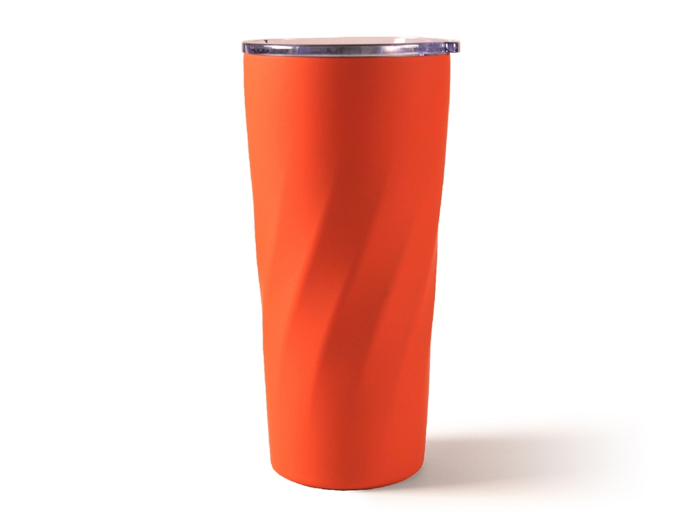 Подарочный набор FAMILY с термосом и термокружкой, оранжевый-8