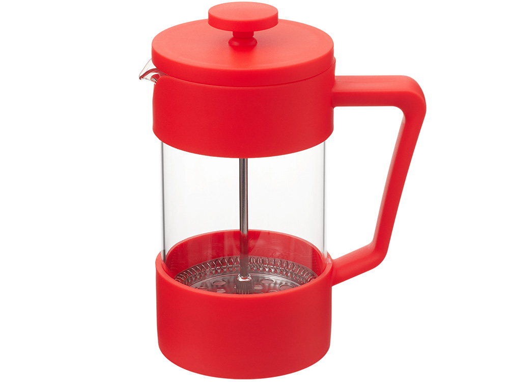 Пластиковый френч-пресс Intense, 600мл, красный-1