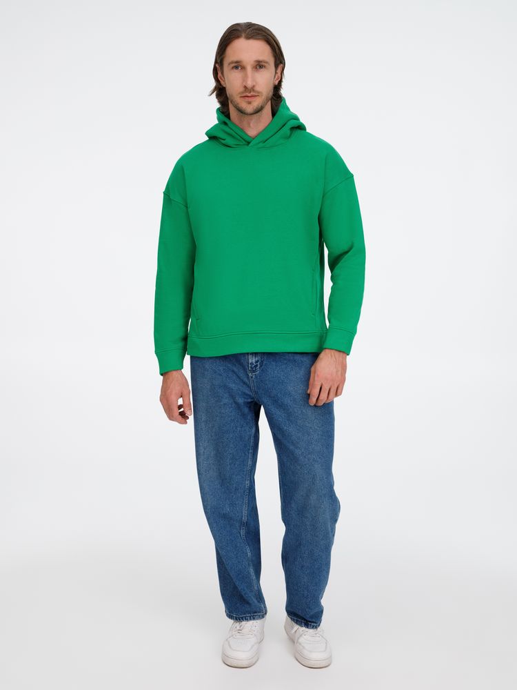 Худи оверсайз унисекс Tolla, зеленое-4