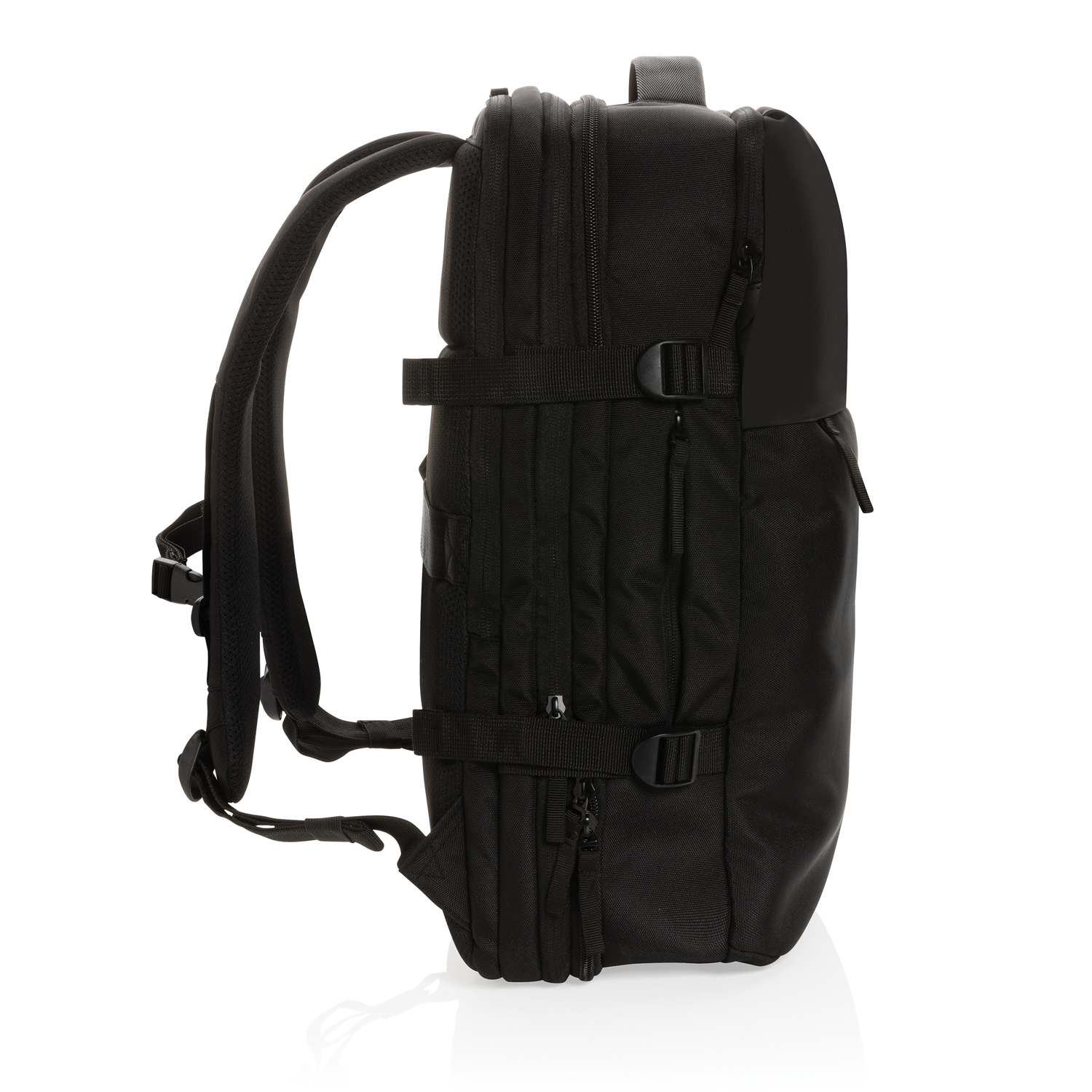 Рюкзак для путешествий Swiss Peak из rPET AWARE™ с регулируемым объемом, 15.6"-6
