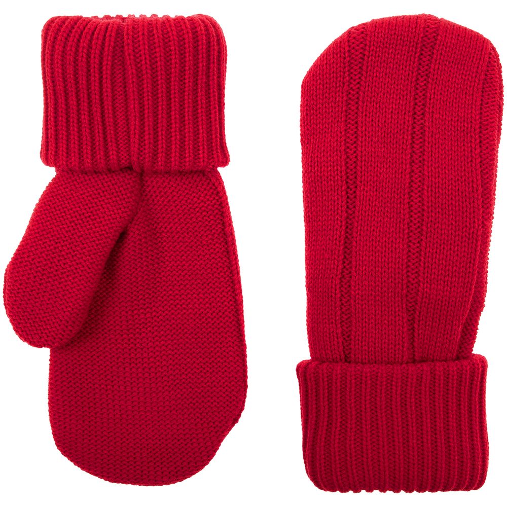 Варежки Knit Beat, красные-1