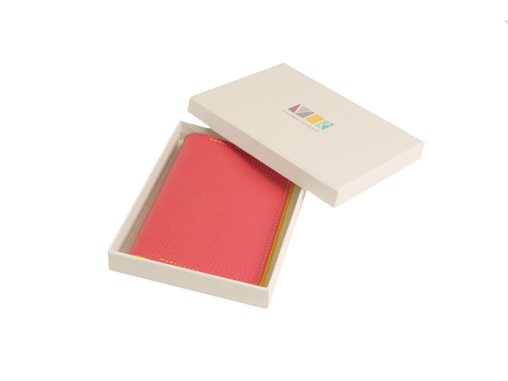 Обложка для паспорта Valerie Concept PSC10, красный/желтый-0