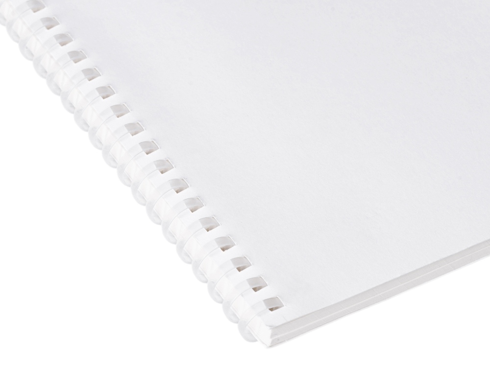 Блокнот на мягкой спирали А5 Sahara, 60 листов 70 гр/м2, белый-1