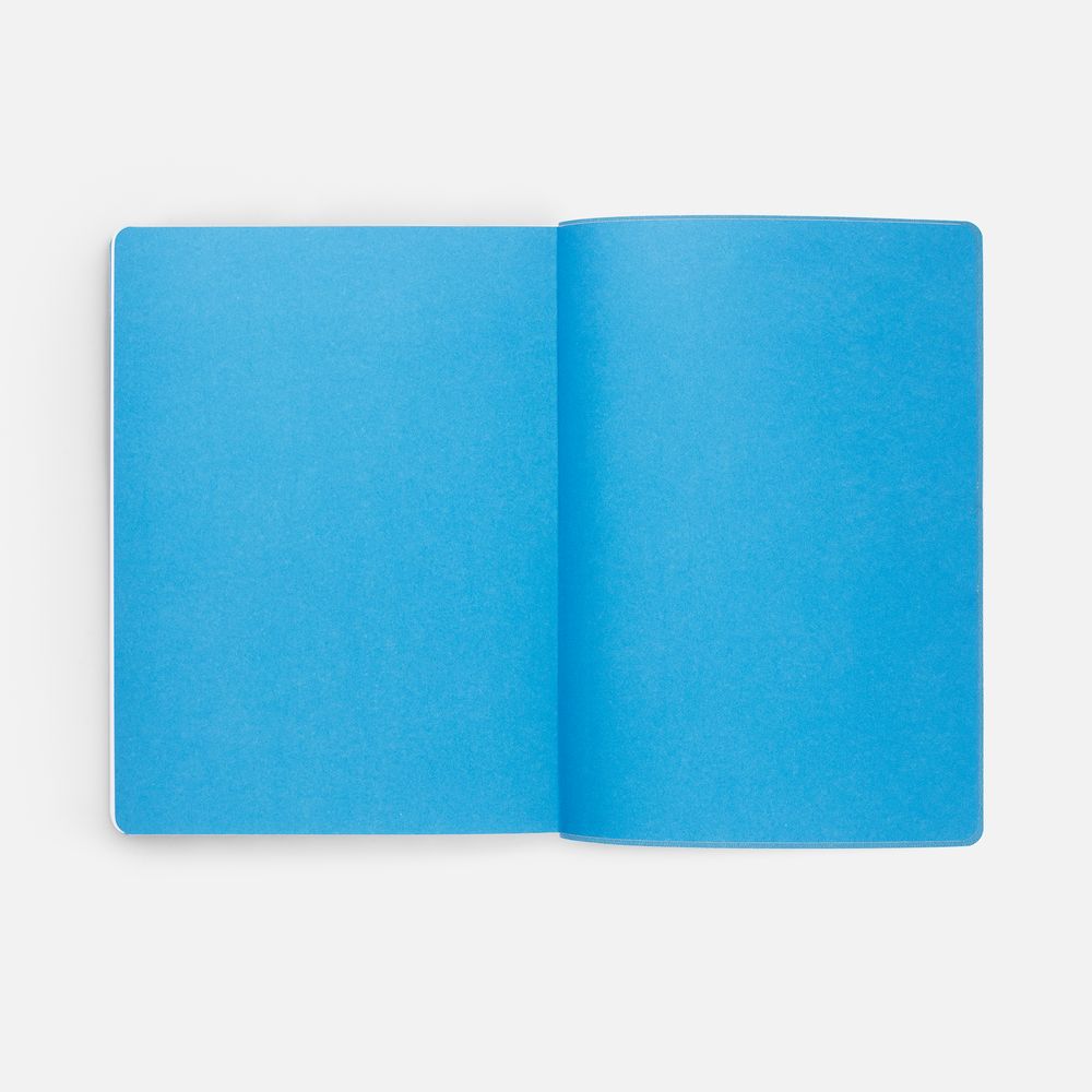 Ежедневник Flexpen Shall, недатированный, голубой-3