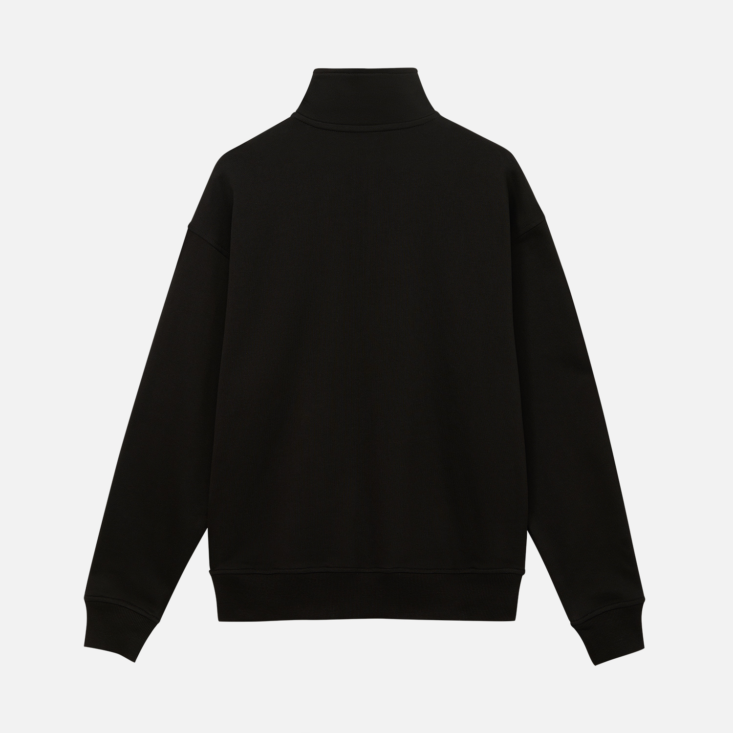 Толстовка на молнии унисекс Флоу (Flow), черная-8