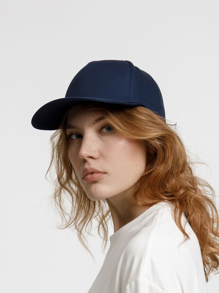 Бейсболка Seguro, темно-синяя-4