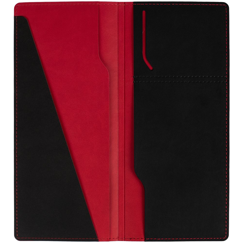 Дорожный органайзер Multimo, черный с красным-0