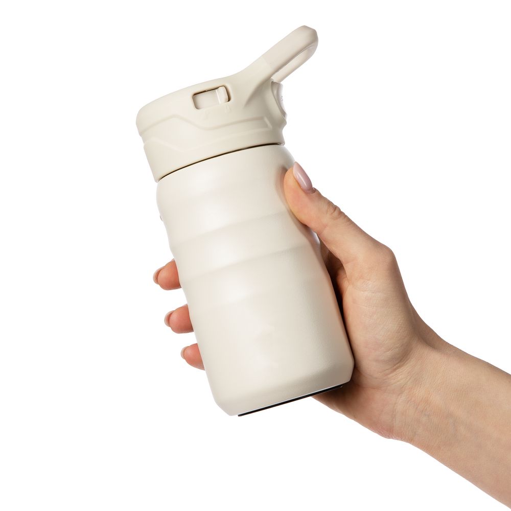 Термобутылка Fujisan 2.0 без логотипа, белая (молочная)-8