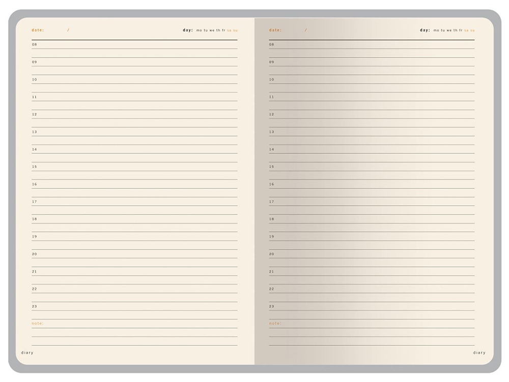 Ежедневник А5 недатированный Prestige, коричневый-1