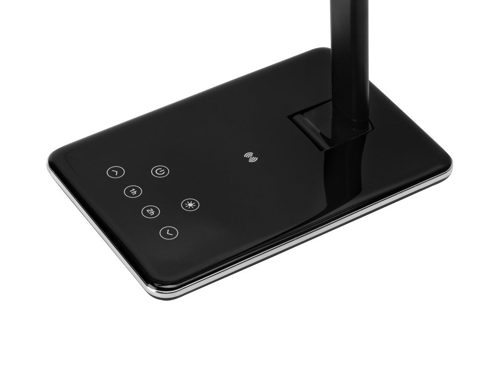 Настольная лампа с функцией беспроводной зарядки Starline, черный-7